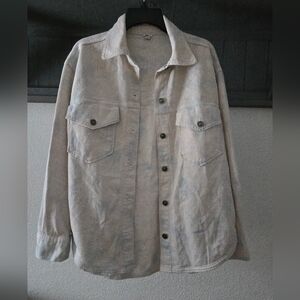 Aerie, Medium, Button Up Denim Shirt